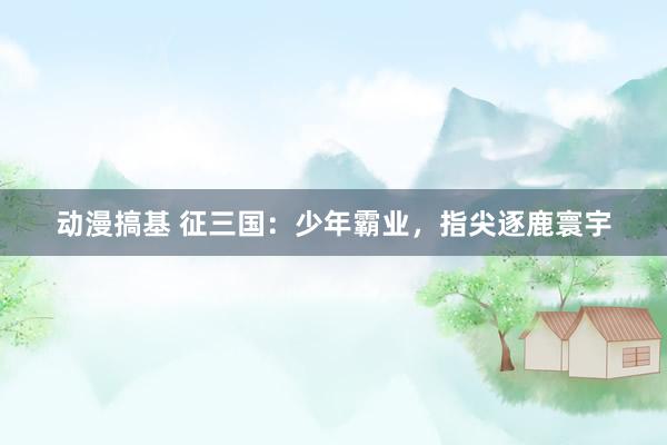 动漫搞基 征三国：少年霸业，指尖逐鹿寰宇